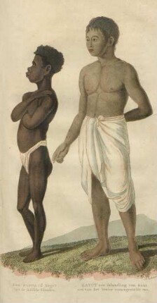 Een Papua of Neger van de Indische eilanden. Katut een inboorling van Bali een van het bruine zamengestelde ras