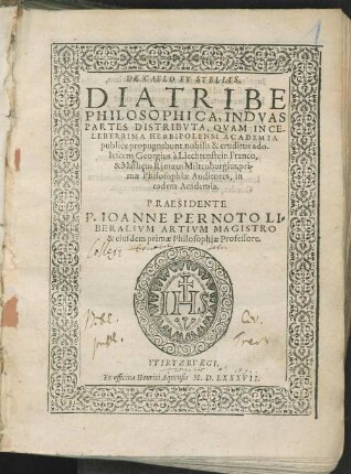 De caelo et stellis