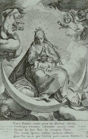 Madonna auf der Mondsichel