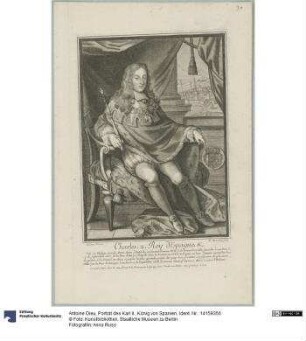 Porträt des Karl II., König von Spanien