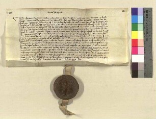 Das Landgericht des Burggraftums Nürnberg vidimiert eine Urk. d.d. 1391. XII. 23.