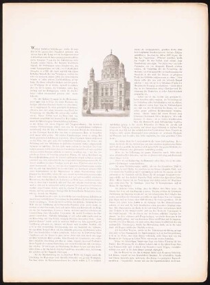 Neue Synagoge, Berlin: Text, Perspektivische Ansicht