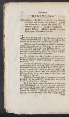 Zehnter Abschnitt
