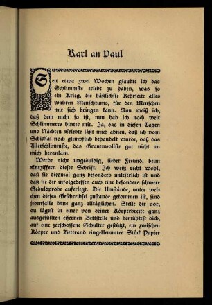 135-160, Karl an Paul