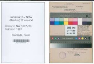 Entnazifizierung Peter Conrads , geb. 23.01.1911 (Steuerinspektor)