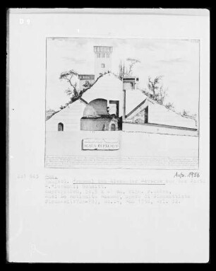 Die römischen Altertümer, Werk des Giambattista Piranesi venezianischer Architekt, aufgeteilt in vier Bänden — DIE RÖMISCHEN ALTERTÜMER II — Schnitt des Grabmals des Alexander Severus