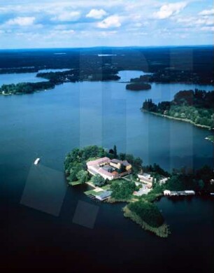 Teupitzer See : Blickrichtung Nordosten zum Schloss Teupitz