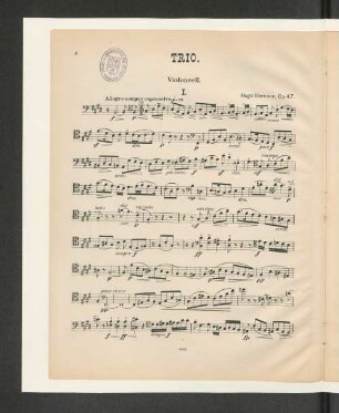 Trio. Violoncello.