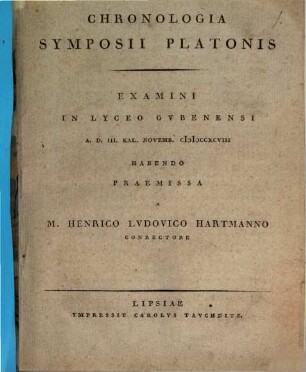 Examini in Lyceo Gubenensi ... habendo praemissa. 1798