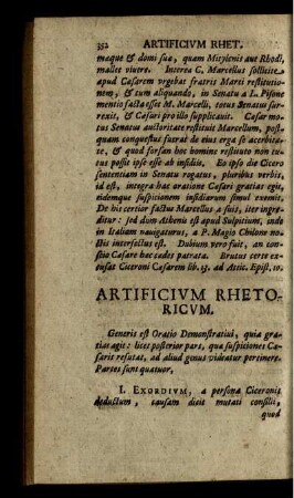Artificium Rhetoricum.