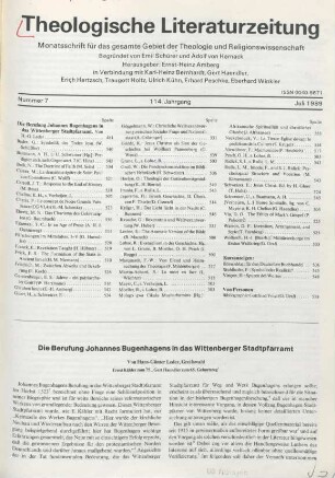 481-504 Die Berufung Johannes Bugenhagens in das Wittenberger Stadtpfarramt