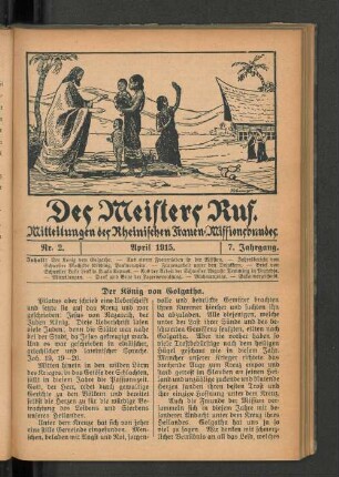 Nr. 2. April 1915.