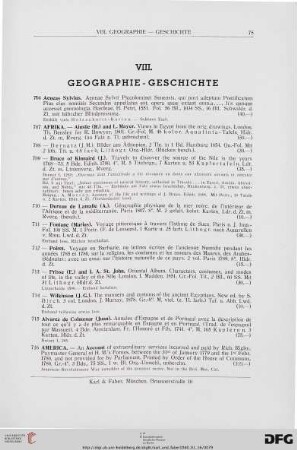 Geographie – Geschichte (Nr. 706-800)