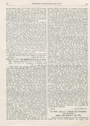 453-454 [Rezension] Fiebig, Paul, Das Judentum von Jesus bis zur Gegenwart