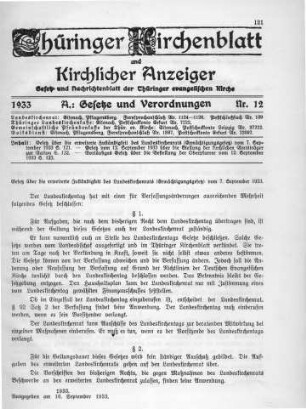 Nr. 12 : 16. September 1933