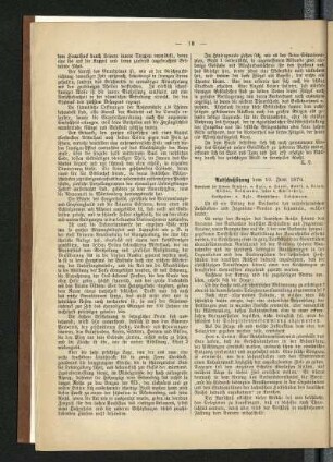 Ausschußsitzung vom 16. Juni 1876