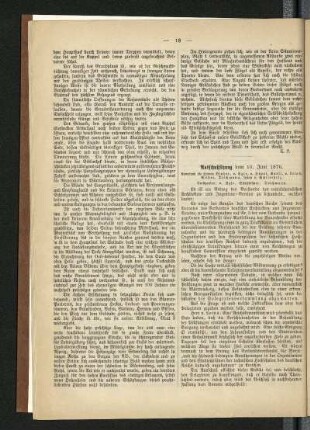 Ausschußsitzung vom 16. Juni 1876