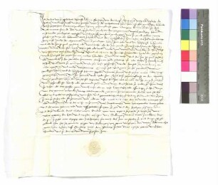 Andreas Veit zu Pfedelbach, Gefängnis; Siegel: Caspar von Sickingen.