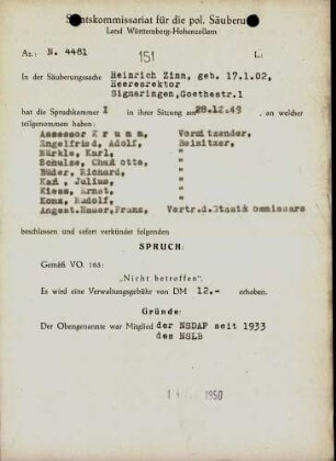 Zinn, Heinrich