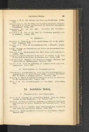 XI. Gerichtliche Medicin.