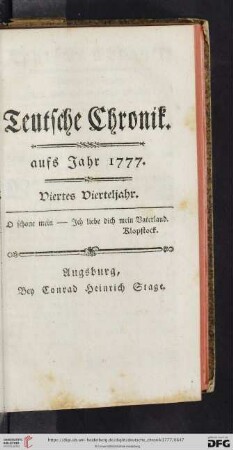 Viertes Vierteljahr