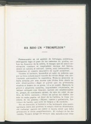 Ha sido un "trompezón"