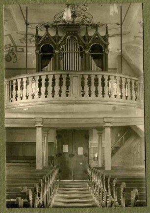 katholische Kirche,Orgelempore, vergl. 5