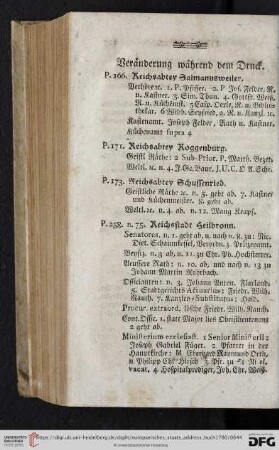 Veränderungen während dem Druck