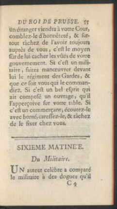 Sixieme matinée