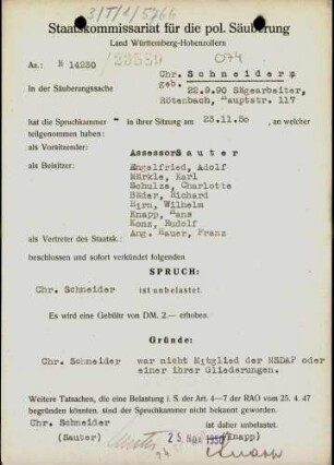Schneider, Christian