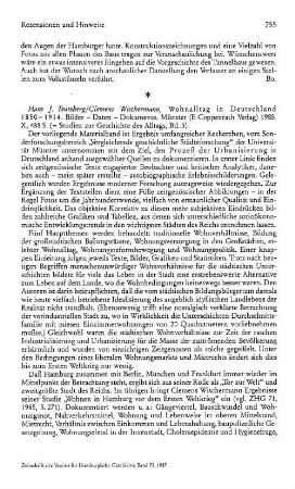 Teuteberg, Hans J. ; Wischermann, Clemens :: Wohnalltag in Deutschland 1850-1914, Bilder, Daten, Dokumente, (Studien zur Geschichte des Alltags, 3) : Münster, Coppenrath, 1985