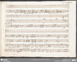 Cara qualor ti miro - Mus.1-F-82,15-6 : A, strings, bc - E|b