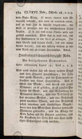 584-599, Hundertundsechsundsiebenzigste Rede. - Hundertundachtundsiebenzigste Rede.