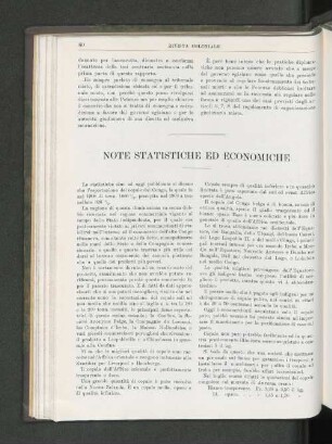 Note Statistiche Ed Economiche.