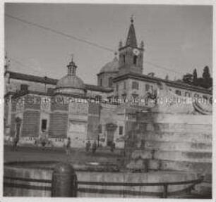 Rom, Piazza del Popolo, Basilika Santa Maria del Popolo
