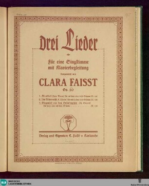 3: Wiegenlied vor dem Schlafengehen
