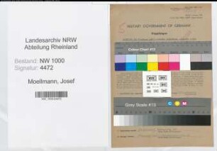 Entnazifizierung Josef Moellmann, geb. 08.04.1915 (Polizeibeamter)