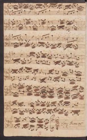 Inventionen; cemb; B-Dur; BWV 785