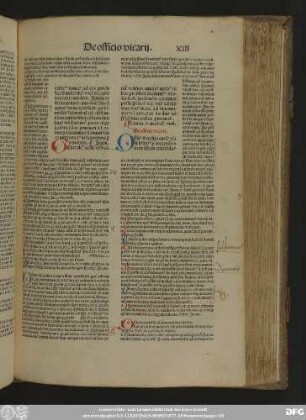 De officio vicarii.