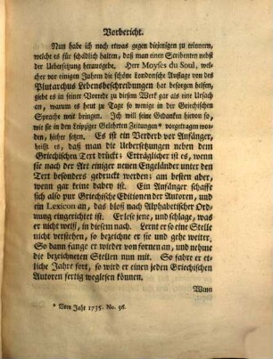 Tu Theiu Platōnos Dialogoi Hex. = Sechs auserlesene Gespräche Platons, Griechisch und Deutsch