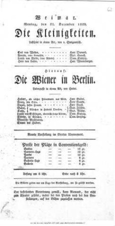 Die Kleinigkeiten