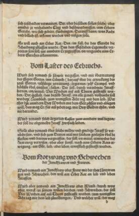 Vom Laster des Eebruchs.