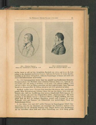 Christian Petersen: Bildnis des Chirurgen Behrens, 1818