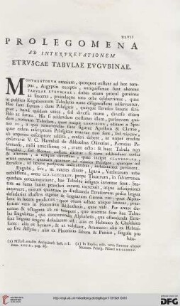 Prolegomena ad interpretationem etruscae tabulae eugubinae