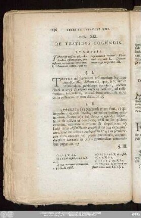 Tit. XXI. De Testibus Cogendis.