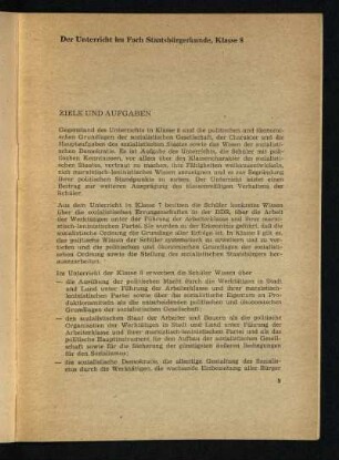 Ziele und Aufgaben