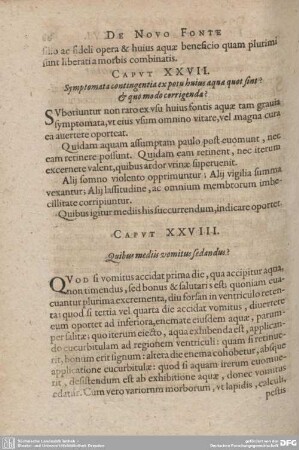 Caput XXVIII. Quibus mediis vomitus sedandus?