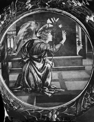 Tondo: Verkündigung des Engel Gabriel