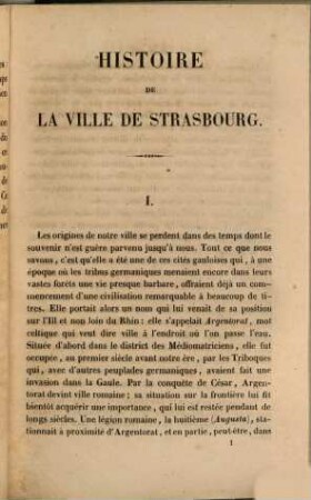 Notice sur la ville de Strasbourg