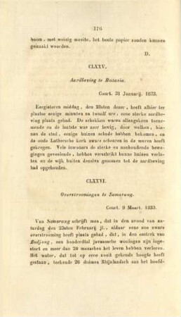 CLXXVI. Overstroomingen te Samarang